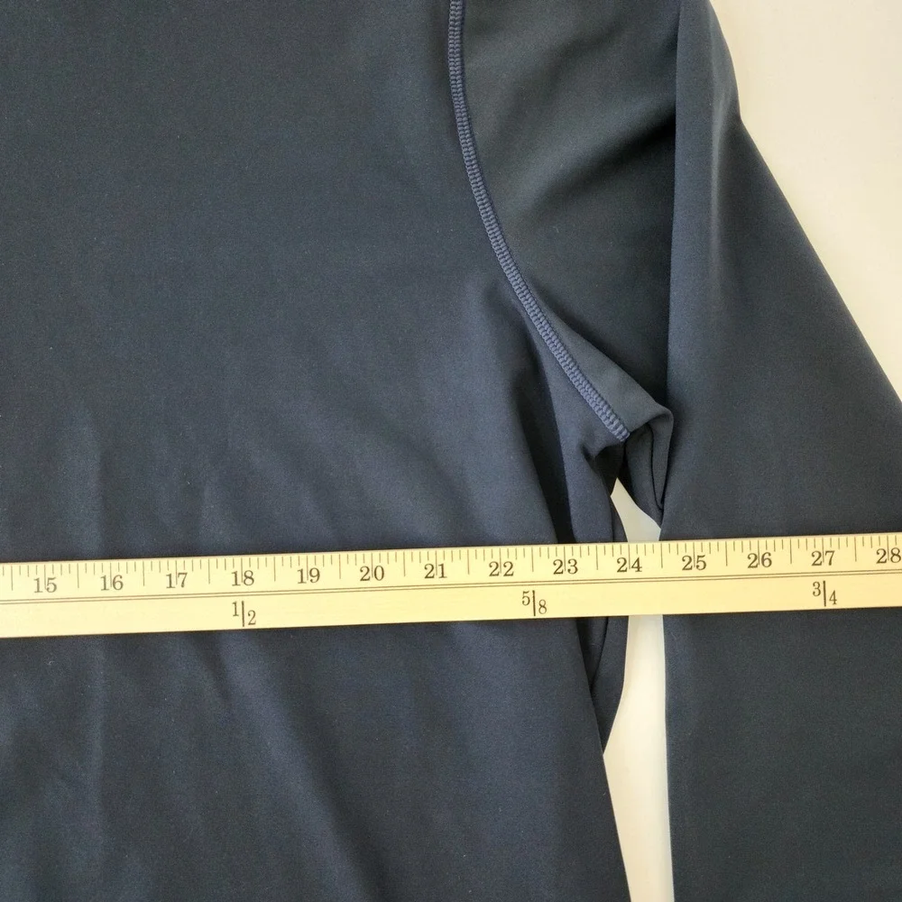 32 Degrees Heat Mens‎ XL Navy Blue Quarter Zip Pullover Long Sleeve Base Layer